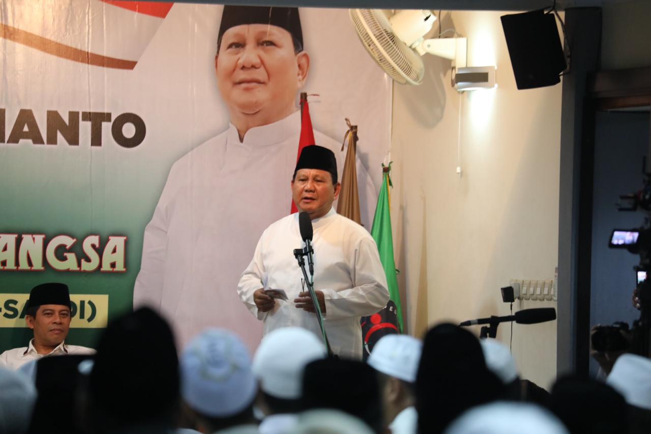 Klop Visi Kebangsaan Prabowo dengan KH Mahfudz Syaubari